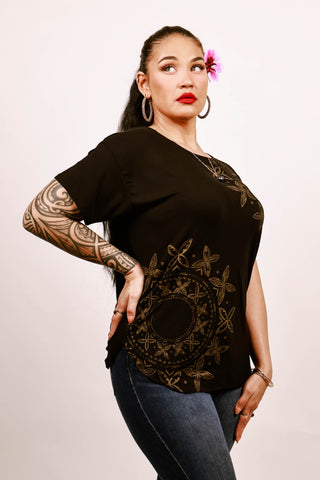 LADIES TEE FAATASI TOP IN-LT006