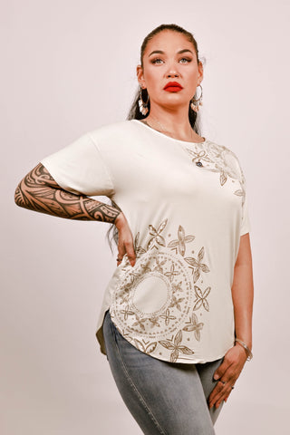 LADIES TEE FAATASI TOP IN-LT006