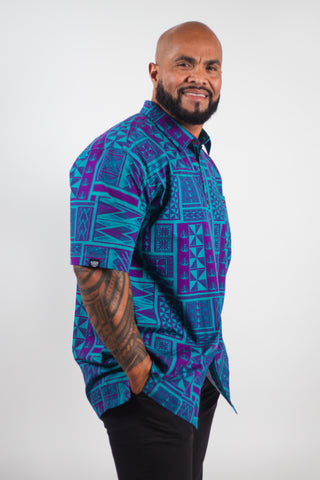 MENS COTTON TANOA SHIRT FEI SS3737-TS (ALL SALES FINAL)