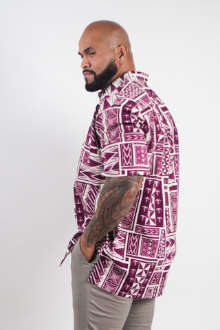 MENS COTTON TANOA SHIRT FEI SS3737-TS (ALL SALES FINAL)