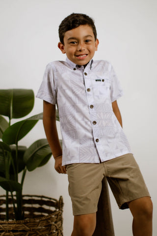 SUAFA BOYS 4WAY STRETCH SHIRT B4WS020