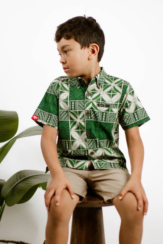 SUAFA BOYS 4WAY STRETCH SHIRT B4WS020