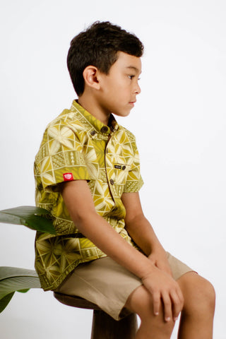 SUAFA BOYS 4WAY STRETCH SHIRT B4WS020