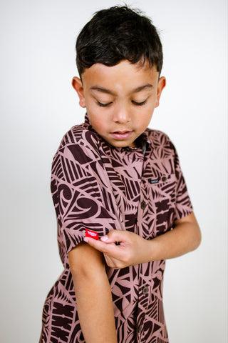 KORU BOYS 4WAY STRETCH SHIRT B4WS027