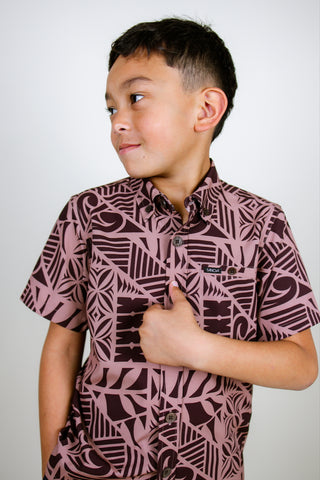 KORU BOYS 4WAY STRETCH SHIRT B4WS027
