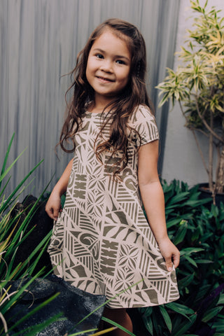 KORU GIRLS SKATER DRESS TD803