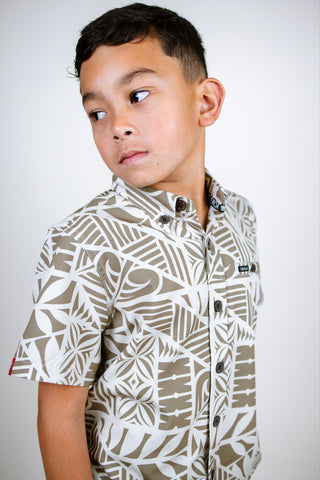 KORU BOYS 4WAY STRETCH SHIRT B4WS027