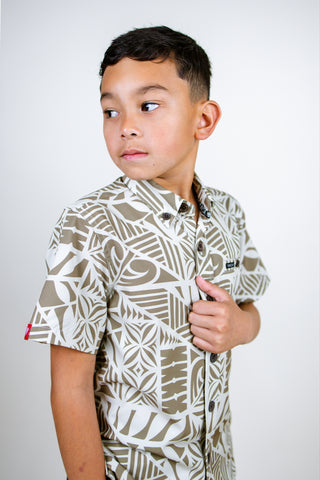 KORU BOYS 4WAY STRETCH SHIRT B4WS027