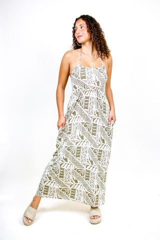 KORU HALTER MAXI DRESS TD181
