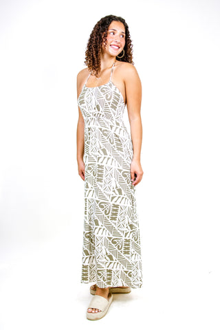 KORU HALTER MAXI DRESS TD181