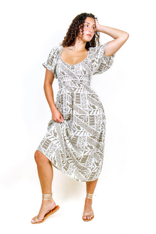 KORU MIDI DRESS TD211