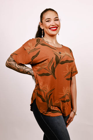 LADIES TEE LEONE TOP IN-LT009