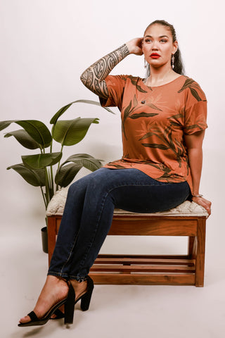 LADIES TEE LEONE TOP IN-LT009