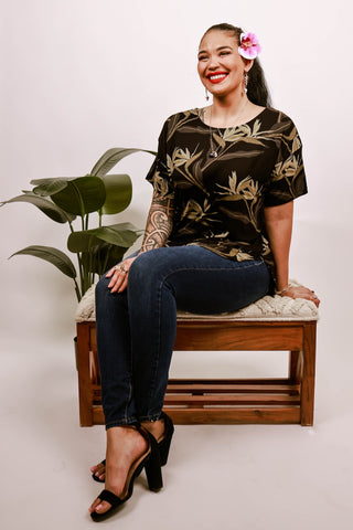 LADIES TEE LEONE TOP IN-LT009