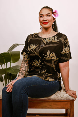 LADIES TEE LEONE TOP IN-LT009