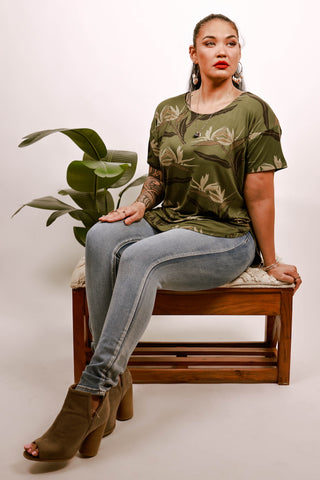 LADIES TEE LEONE TOP IN-LT009