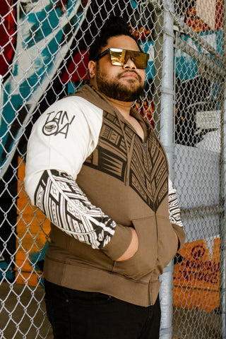 MALOSI ZIPPERED TANOA HOODIE MH003