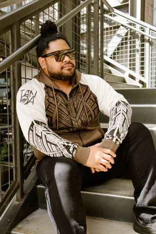 MALOSI ZIPPERED TANOA HOODIE MH003