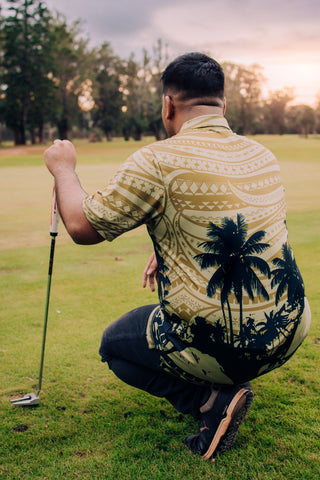 MENS GOLF POLO 4 WAY VILLAGE MP008