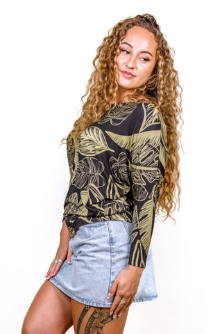 NAFANUA DOLMAN KNIT BOATNECK TOP TT303