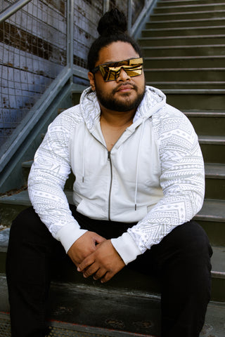 NIKO ZIPPERED TANOA HOODIE MH004