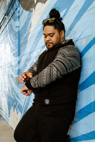 NIKO ZIPPERED TANOA HOODIE MH004