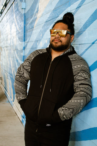 NIKO ZIPPERED TANOA HOODIE MH004