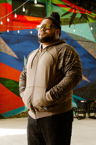 NIKO ZIPPERED TANOA HOODIE MH004