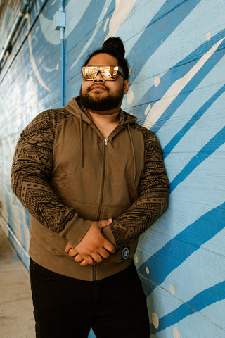 NIKO ZIPPERED TANOA HOODIE MH004