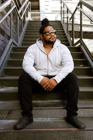 NIKO ZIPPERED TANOA HOODIE MH004