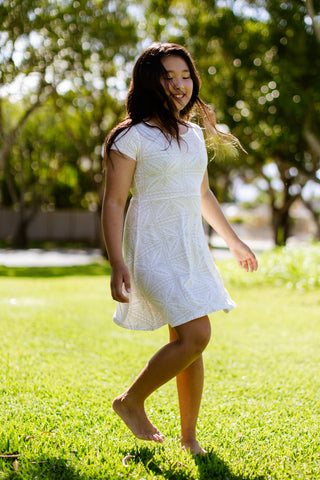 PULU GIRLS SKATER DRESS TD803-THIS ONE