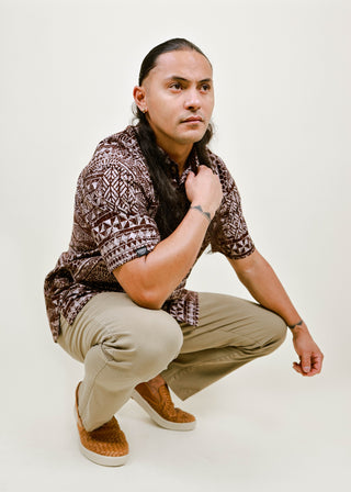 MEN'S COTTON TANOA SHIRT FB1804-SS4227