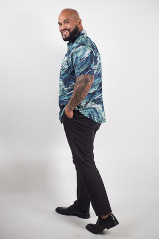 TAFE MENS 4WAY STRETCH SHIRT TS4WS022