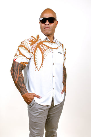TAIALA MEN'S VISCOSE SLUB TANOA SHIRT MSS004