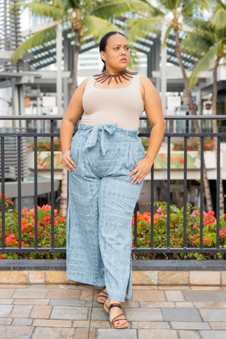 DENIM SAFUNE HIGH WAIST PANT TP141 (ALL SALES FINAL)