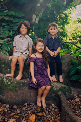 ULU ELEI TANOA GIRLS DRESS GDL01