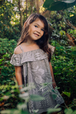 ULU ELEI TANOA GIRLS DRESS GDL01