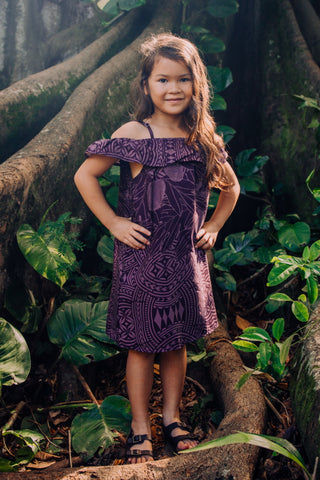 ULU ELEI TANOA GIRLS DRESS GDL01