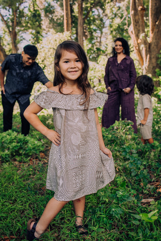 ULU ELEI TANOA GIRLS DRESS GDL01