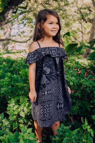 ULU ELEI TANOA GIRLS DRESS GDL01