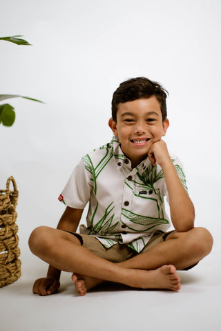 VAIMOSO BOYS 4WAY STRETCH SHIRT B4WS024