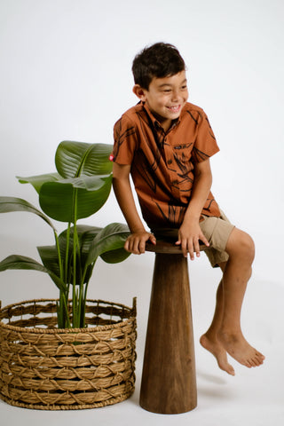 VAIMOSO BOYS 4WAY STRETCH SHIRT B4WS024