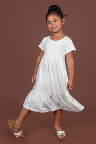 WHITE SUNDAY GIRLS LAYERED SWING DRESS TD407