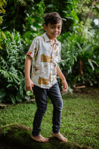 ABBIE BOYS SLUB SHIRT BSS005