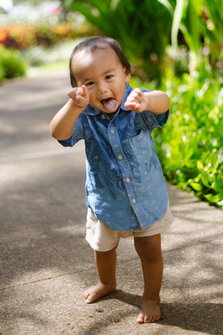 DENIM AIGA BOYS SHIRT