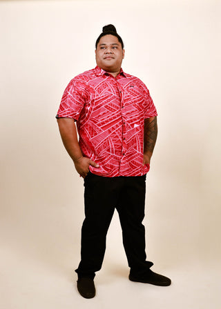 MEN'S COTTON TANOA SHIRT FB1794-SS4274-TS