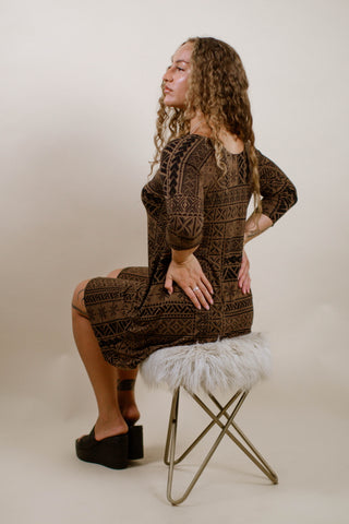 LE ALA RAGLAN DRESS TD185
