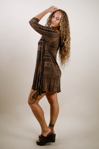 LE ALA RAGLAN DRESS TD185