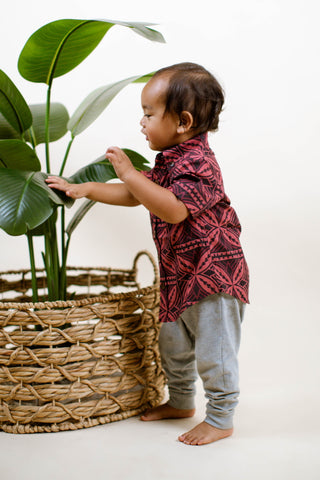 PULU BOYS 4WAY STRETCH SHIRT B4WS023