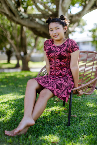 PULU GIRLS SKATER DRESS TD803-THIS ONE